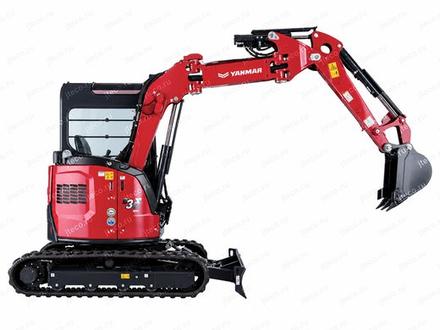 Мини-экскаватор YANMAR B3-7, общий вид — фото 11 из 14
