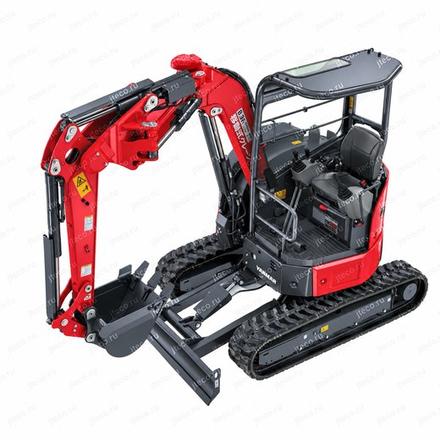 Мини-экскаватор YANMAR B3-7 — общий вид