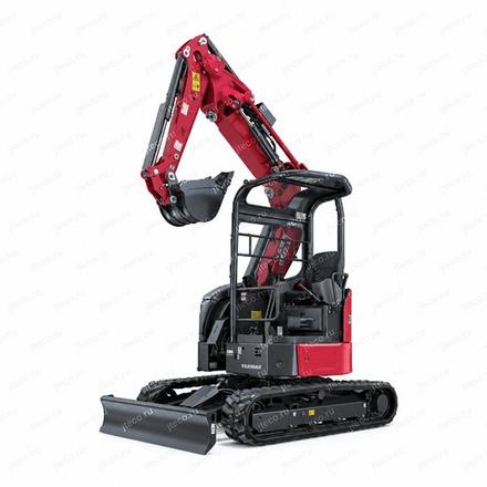 Мини-экскаватор YANMAR B4-7, общий вид — фото 6 из 8
