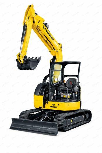 Мини-экскаватор YANMAR B60U-A, вид спереди — фото 10 из 13