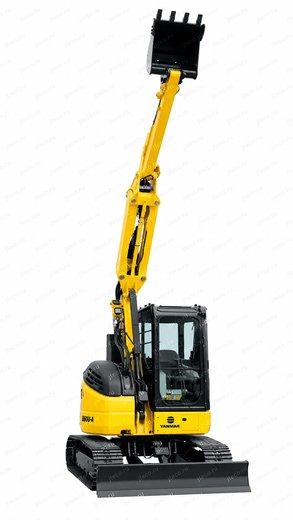 Мини-экскаватор YANMAR B60U-A, вид спереди — фото 9 из 13