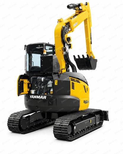 Мини-экскаватор YANMAR B60U-A, вид сзади — фото 13 из 13