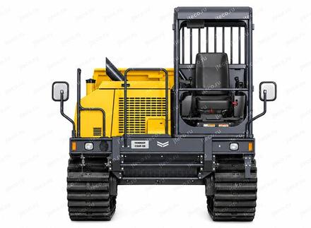 Гусеничный транспортер YANMAR C50R-5B — вид спереди Гусеничный транспортер YANMAR C50R-5B — вид спереди