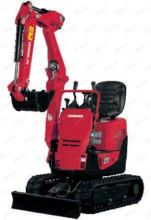 Мини-экскаватор YANMAR J09-D — общий вид, фото 2