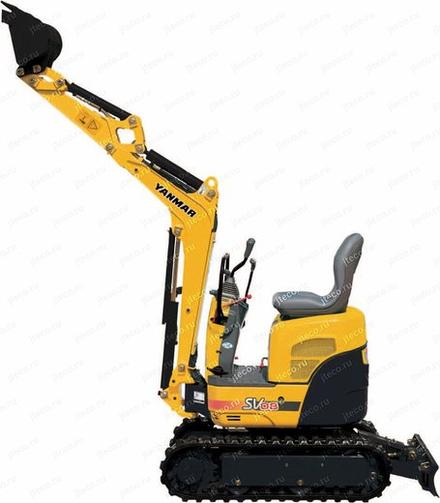 Мини-экскаватор YANMAR SV08-1E, фото производителя — фото 8 из 8
