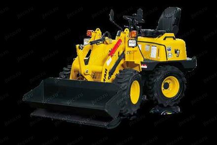 Мини-погрузчик YANMAR V1-1A — колесный погрузчик мини, общий вид — фото 5 из 6