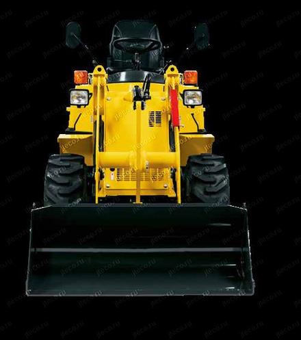 Мини-погрузчик YANMAR V1-1A — колесный погрузчик мини, вид спереди — фото 6 из 6