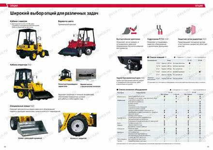 Фронтальный погрузчик YANMAR V2-3B — брошюра, стр. 10 из 10 — перевод на русский