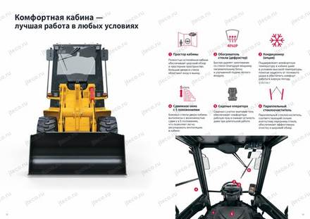 Фронтальный погрузчик YANMAR V3-7S — брошюра, стр. 7 из 10 — перевод на русский