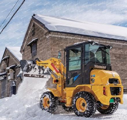 Фронтальный погрузчик YANMAR V3-7S — общий вид