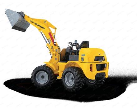 Фронтальный погрузчик YANMAR V4-7 — общий вид, фото 2