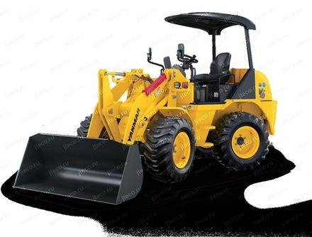 Фронтальный погрузчик YANMAR V4-7 — колесный погрузчик мини, общий вид — фото 7 из 9