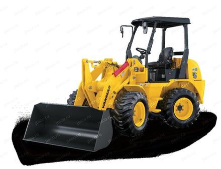 Фронтальный погрузчик YANMAR V4-7 — колесный погрузчик мини, общий вид — фото 8 из 9