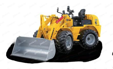 Фронтальный погрузчик YANMAR V4-7 — колесный погрузчик мини, общий вид — фото 9 из 9