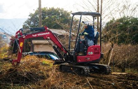 Мини-экскаватор YANMAR VIO17, общий вид — фото 1 из 13