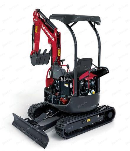 Мини-экскаватор YANMAR VIO17, общий вид — фото 4 из 13