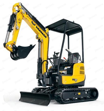 Мини-экскаватор YANMAR VIO17, общий вид — фото 7 из 13
