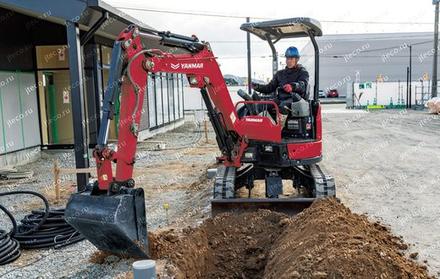 Мини-экскаватор YANMAR VIO25-6 — общий вид, фото 2
