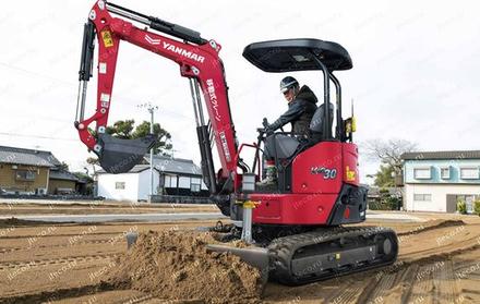 Мини-экскаватор YANMAR VIO30-73DMC — общий вид, фото 4