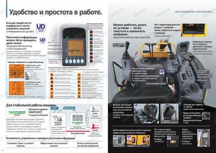 Мини-экскаватор YANMAR VIO35-6 — брошюра, стр. 3 из 15 — перевод на русский