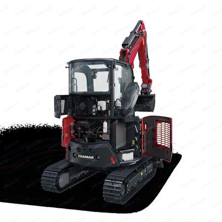 Мини-экскаватор YANMAR VIO35-7 — общий вид Мини-экскаватор YANMAR VIO35-7 — общий вид