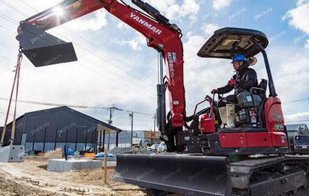 Мини-экскаватор YANMAR VIO45-6C — общий вид