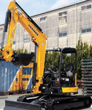 Мини-экскаватор YANMAR VIO55-6A — общий вид Мини-экскаватор YANMAR VIO55-6A — общий вид