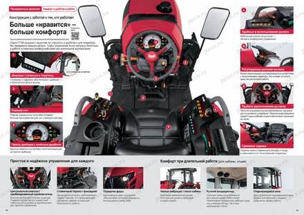 Трактор YANMAR YT233A — брошюра, стр. 12 из 16 — перевод на русский