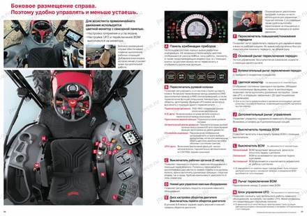 Трактор YANMAR YT472A — брошюра, стр. 14 из 22 — перевод на русский