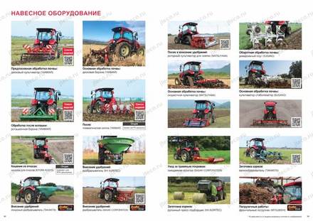 Трактор YANMAR YT472A — брошюра, стр. 17 из 22 — перевод на русский