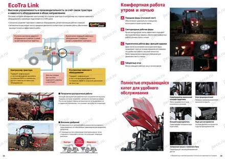 Трактор YANMAR YT472A — брошюра, стр. 18 из 22 — перевод на русский