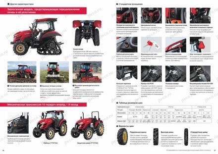 Трактор YANMAR YT472A — брошюра, стр. 19 из 22 — перевод на русский