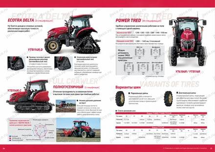 Трактор YANMAR YT498R — брошюра, стр. 19 из 24 — перевод на русский